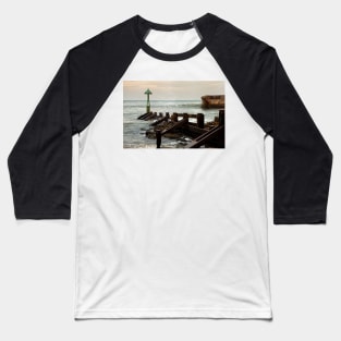 Seaton Sluice harbour mouth Baseball T-Shirt